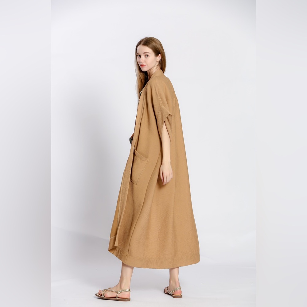 The Korner  Long Open-Front Cardigan size medium